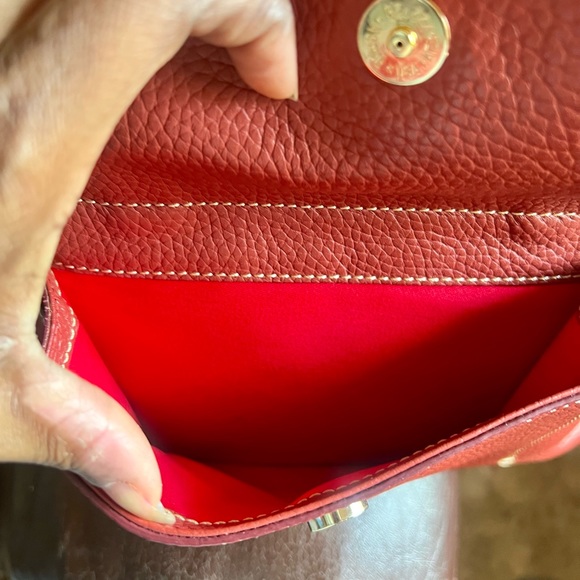 Dooney & Bourke Aubrey Satchel in Terracotta. - Picture 4 of 7